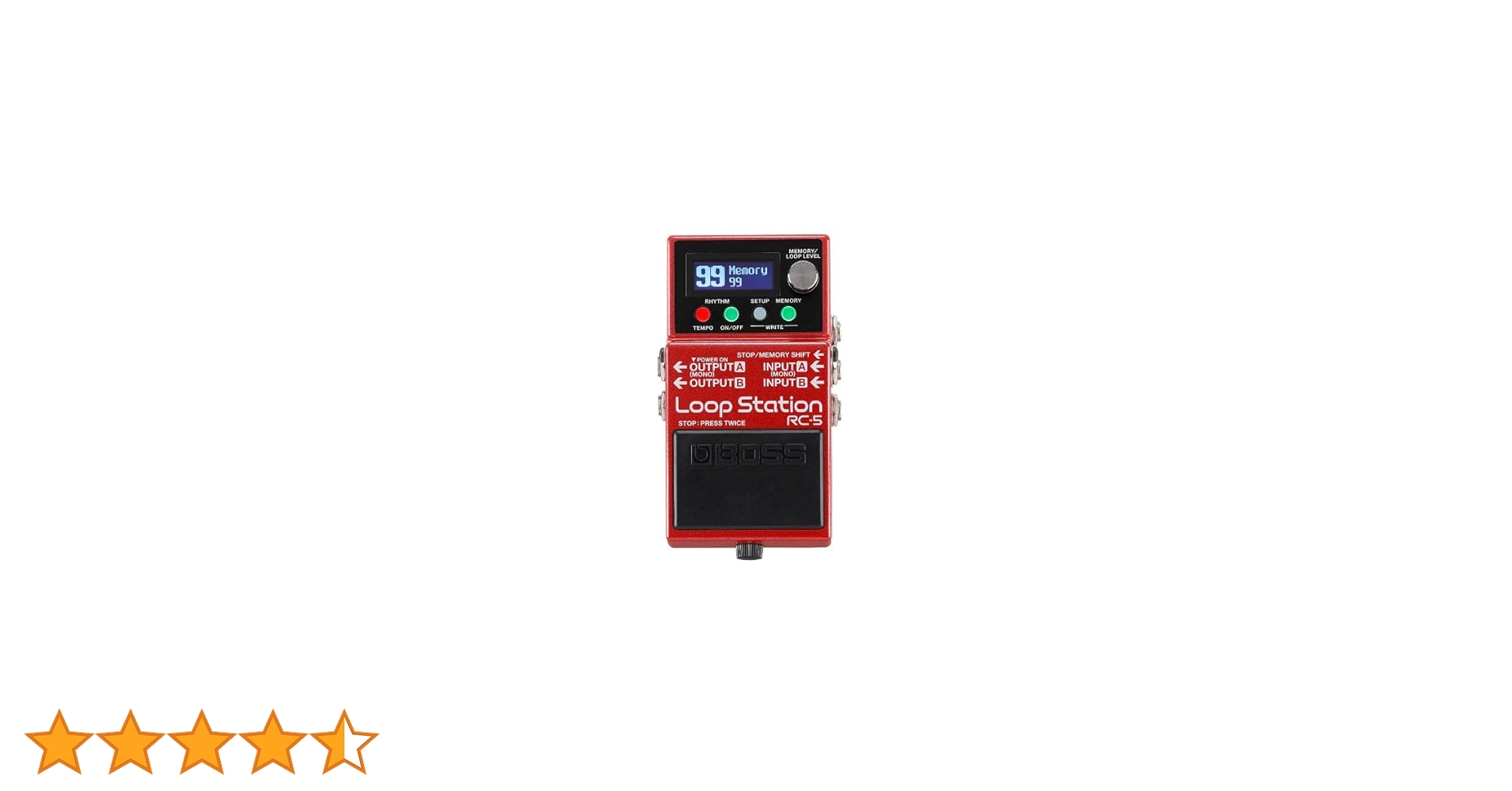 ギター BOSS Loop Station RC-5 Rc-5 | Pedal compacto Loop Station Boss Rc-5 | Amazon.com.br